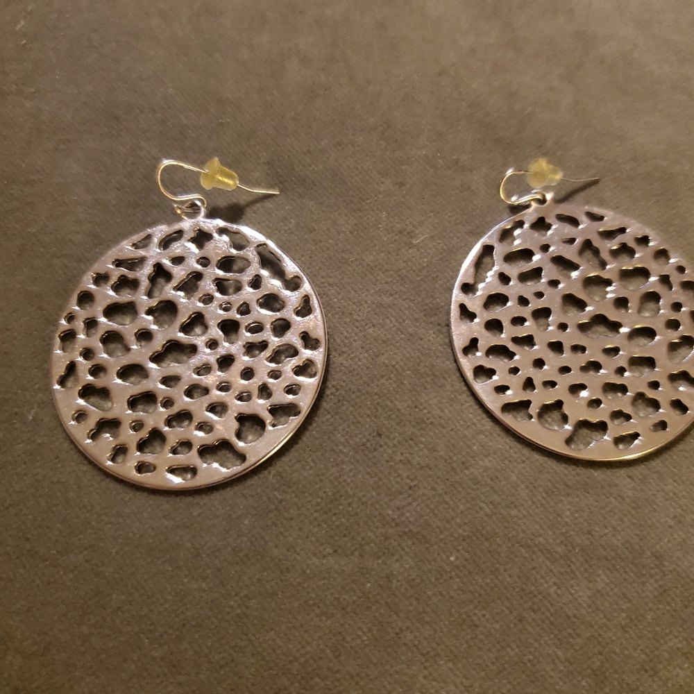 Silver earrings